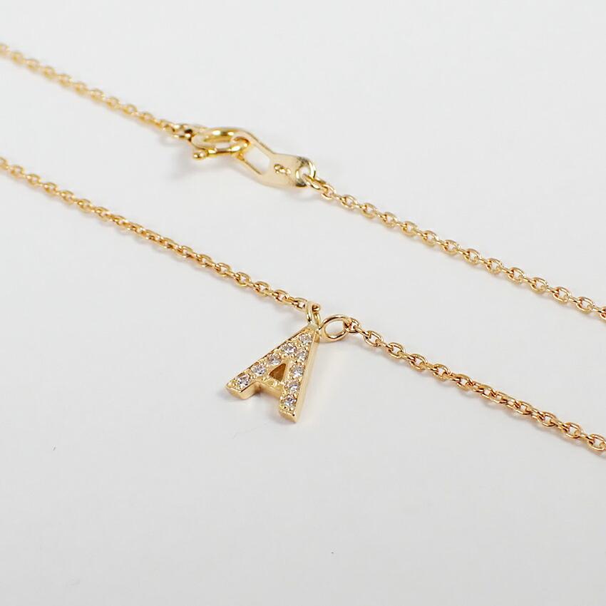 Подержанное ожерелье-подвеска Star Jewelry из 18-каратного желтого золота с бриллиантом в виде буквы A j48-4