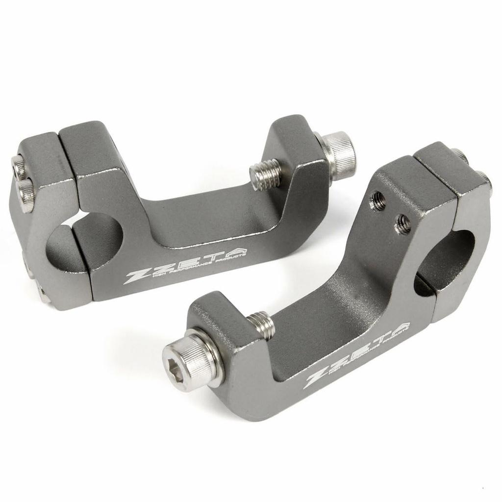 ZETA RACING Handguard Mount for Standard Diameter Compatible with Armor and Pro Armor Clamp Optional Aluminum Dirtfreak F5266 (22.2mm) Bars, U-Clamp