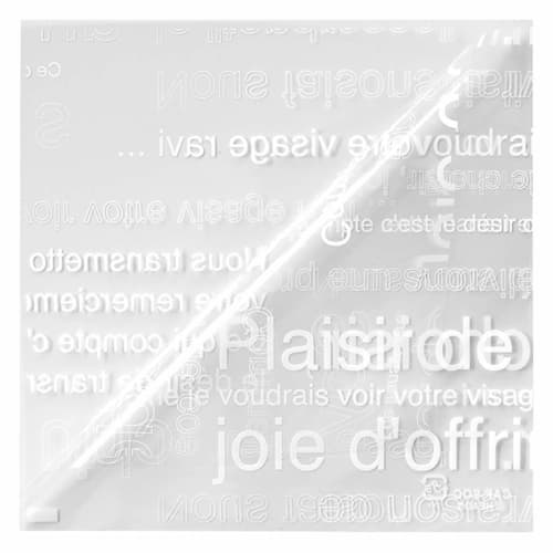 Heads Cafe au Lait Choux Bags (100 count), Clear, W120 x H120mm, CAF-SQC, Pack of 100