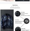 Men's Plus Size Reversible Winter Bomber Jacket - Extra Thick Cotton Baseball Style Coat