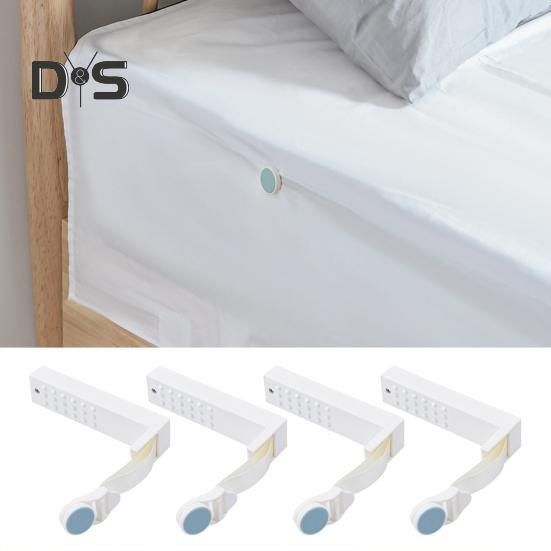 4 шт., прочный фиксатор для простыней, угловой фиксатор для простыней, который надежно удерживает простыни, распутывающий держатель для простыней, органайзер, держатель для матраса, зажим для ремня