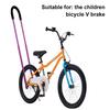 Children Bike Safety Trainer Handle Non-slip Sponge Wrapped Heavy Duty Kids Cycling Learning Bike Balance Push Bar Bike Accessories