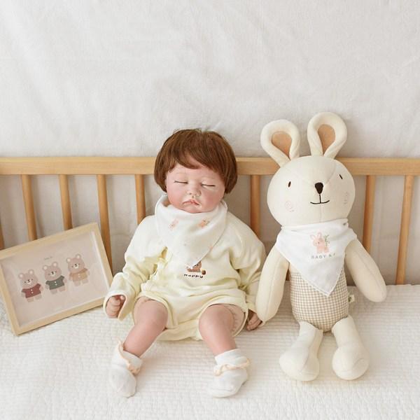 Набор носовых платков Baby & I для младенцев с бамбуковым принтом, 6р + точка 4р, корейские детские товары