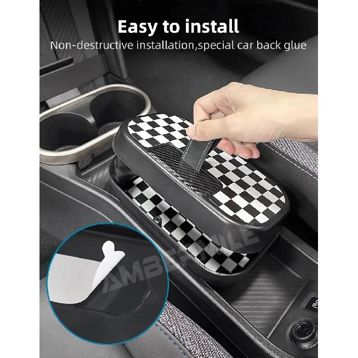 Центральный ящик для хранения для BMW Mini Cooper F65 F66 2024 2025 Центральный подлокотник Ящик для хранения Автомобильные аксессуары