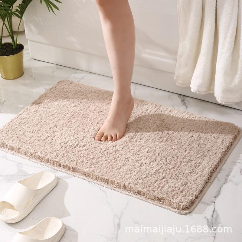 Bathroom Mat Absorbent Fast-Dry Floor Rug Non-Slip Entrance Shower Toilet Doorway Modern Minimalist Home Decor