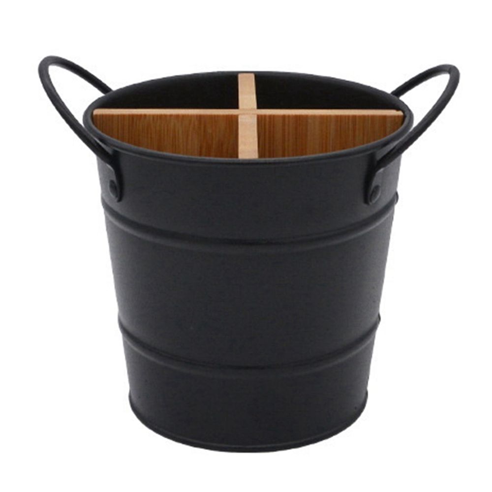 Storage Bucket Cooking Tool Chopstick Holder Cutlery Organizer Spoon Stand Bamboo Tableware Holder