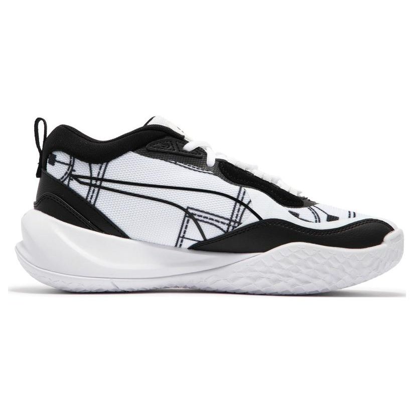 Puma Playmaker Pro Courtside - Кроссовки Унисекс Бело-Черные 378324-01