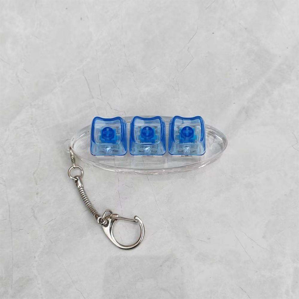 Снятие стресса Кейкап Игрушка-щипалка 3 клавиши Кнопка Кликер Игрушка Новый Кнопочный Кейкап