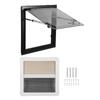 20 X 20in RV Push Out Window Insect Proof UV Protection 75 Deg Opening for Caravan Camper Trailer