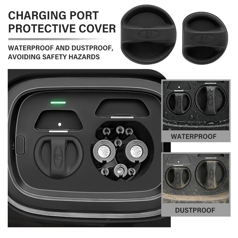 For Lada Charging Port Silicone Cover Waterproof Dustproof Protective Cover Charging Accessories Niva Vesta 4X4 Largus Priora PP37