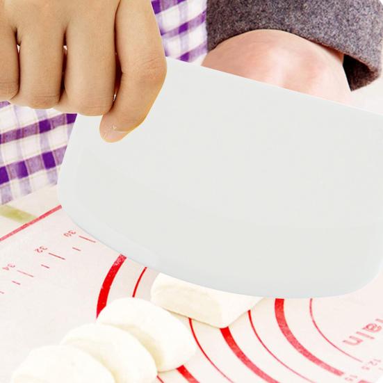 2 шт., набор нарезок для теста, инструменты для выпечки хлеба, скребок для теста полукруглой формы с эргономичным дизайном, легко чистящиеся скребки для чаши для кухонной пекарни