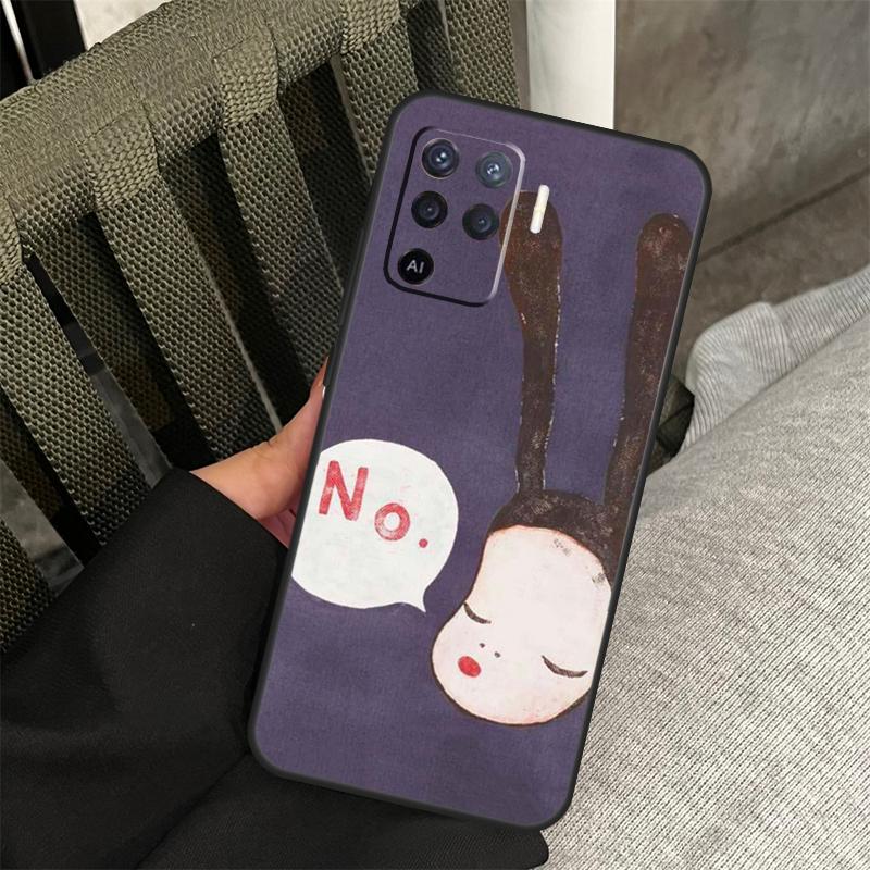 Yoshitomo Nara Case For Oppo A18 A38 A58 A78 A98 A74 A94 A54 A40 A60 A80 A16 A76 A96 A15 A57S A17 A77 Cover