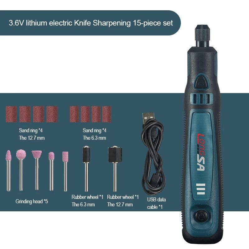 Мини-электрическая отвертка с аккумулятором 1300 мАч, регулировка мощности, дрель, набор электроинструментов 3,6 В, бытовое обслуживание, ремонт