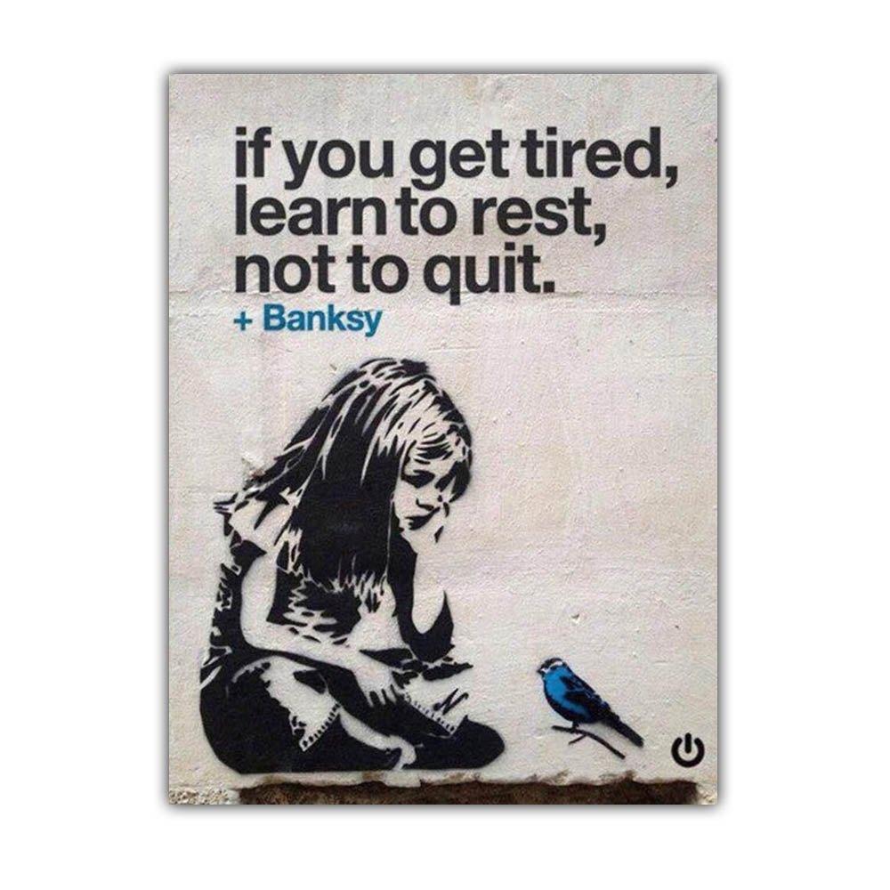 Уличная культура, граффити, художественная печать, плакат, холст, картина, настенное искусство, Бэнкси, гостиная, коридор, спальня, украшение для дома, фреска