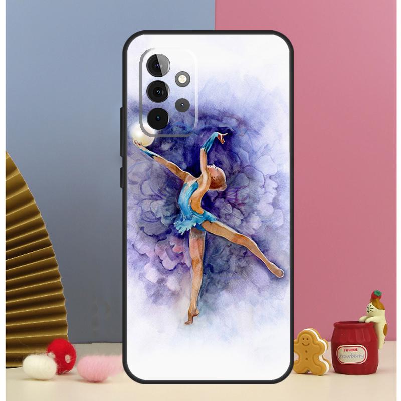 Масляная живопись Гимнастика Чехол для телефона для Samsung Galaxy A12 A32 A52 A14 A24 A34 A54 A53 A33 A13 A15 A25 A71 A51
