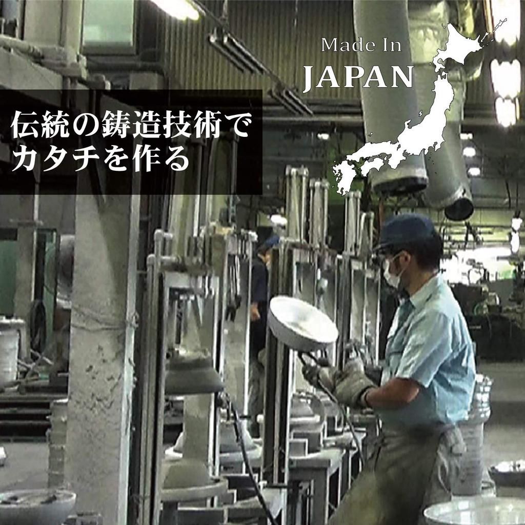 Алюминиевая сковорода Hokuriku 22 см Алюминий Совместимость с IH Сделано в Японии Равномерный нагрев по всей поверхности сковороды Прочная сковорода