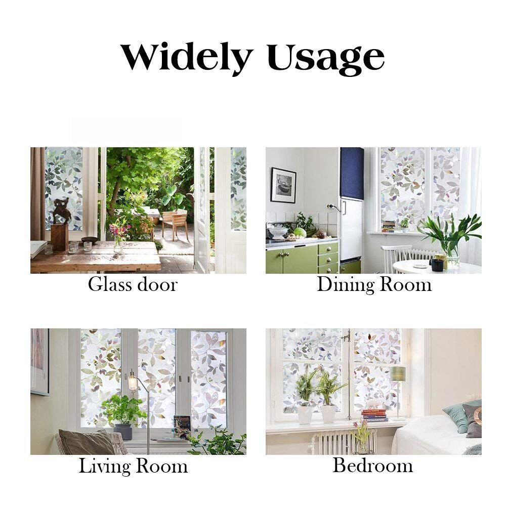 Window Vinyl Sticker 3D Static Decorative Privacy Window Films Glass Sticker Window Glass Sticker