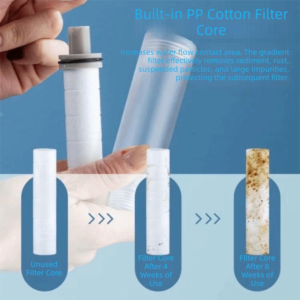 10 pcs/bag Filter Element PP Cotton Filter Replacement Chlorine Removal Filter Handheld Shower