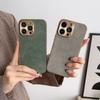 Кожаный чехол для телефона iPhone 13 11 12 14 15 Pro Max 15 Plus с гальваническим покрытием, чехол из овчины для телефона IPHON 13 14 15 Promax