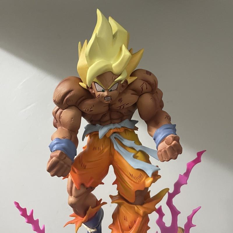 28см Аниме Фигурка Dragon Ball Фигурки Гоку Сын Гоку Фигурка Действия ПВХ Статуя Модель Кукла Коллекционная Декорация Игрушки Подарки