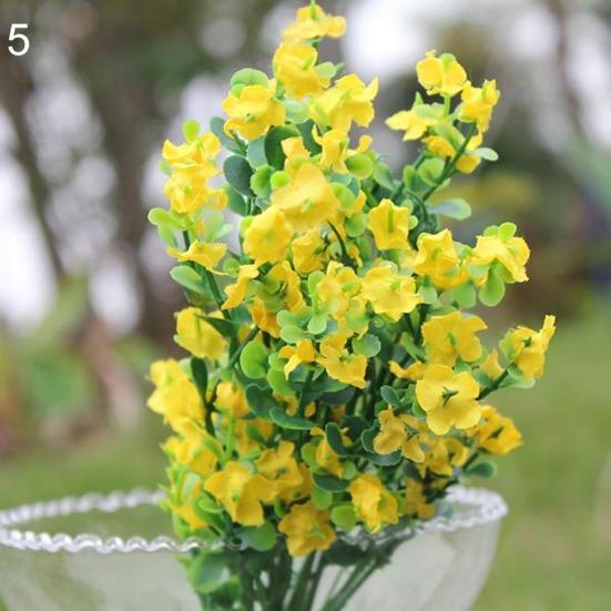 1 букет 7 веток искусственная гипсофила цветок комната декор для свадебной вечеринки