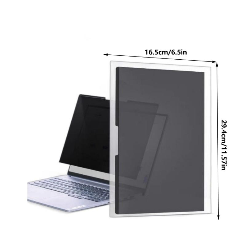 Магнитная пленка для конфиденциальности ноутбука 12-17 дюймов, не требует клея, защищает от подглядывания, прозрачный дисплей, ПЭТ-фильтр конфиденциальности