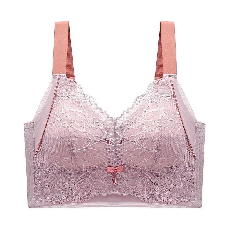 Регулируемый по бокам бюстгальтер для женщин без стального кольца, большая выдвижная грудь, не провисающая полная чашка