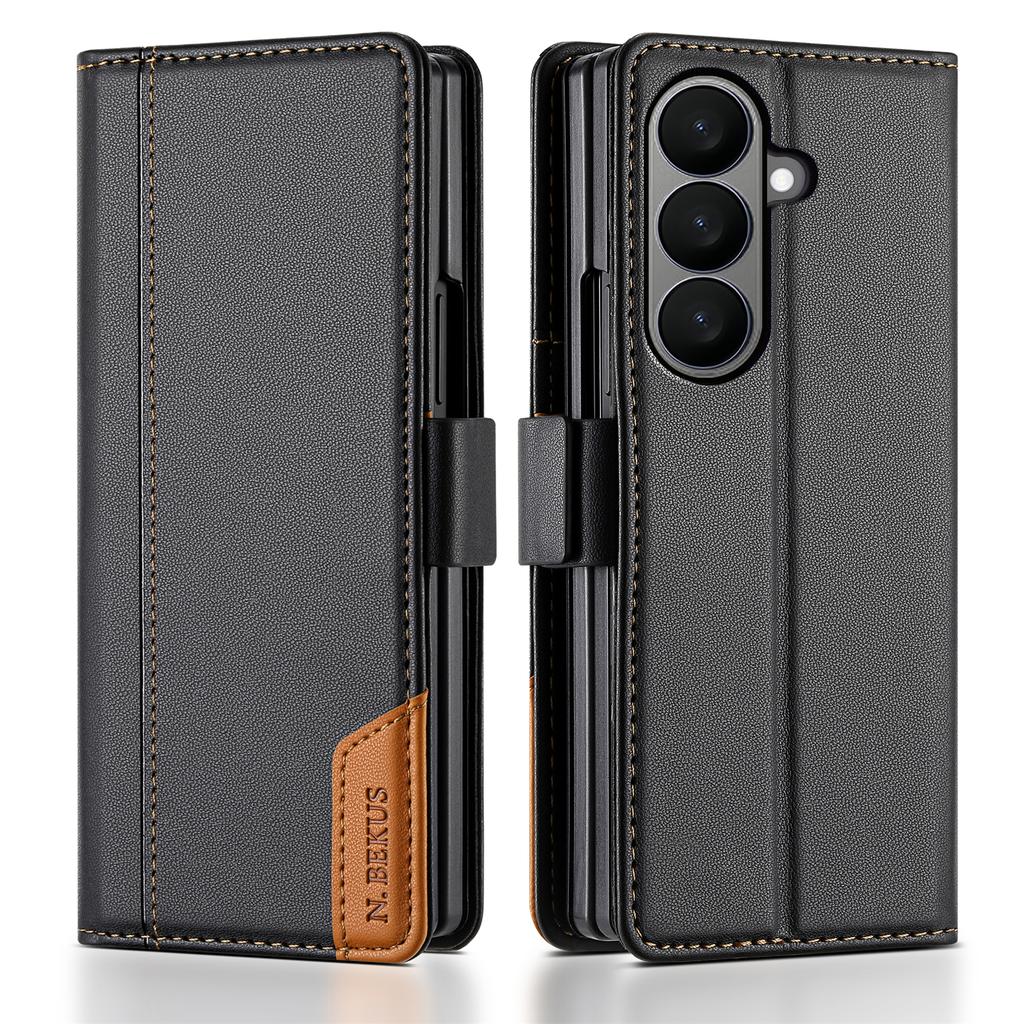Роскошный кожаный чехол-кошелек для Samsung Galaxy Z Fold 7 5G 2025, чехол-книжка с магнитной застежкой для ZFold 3 4 5 6 Fold7, RFID-обложка