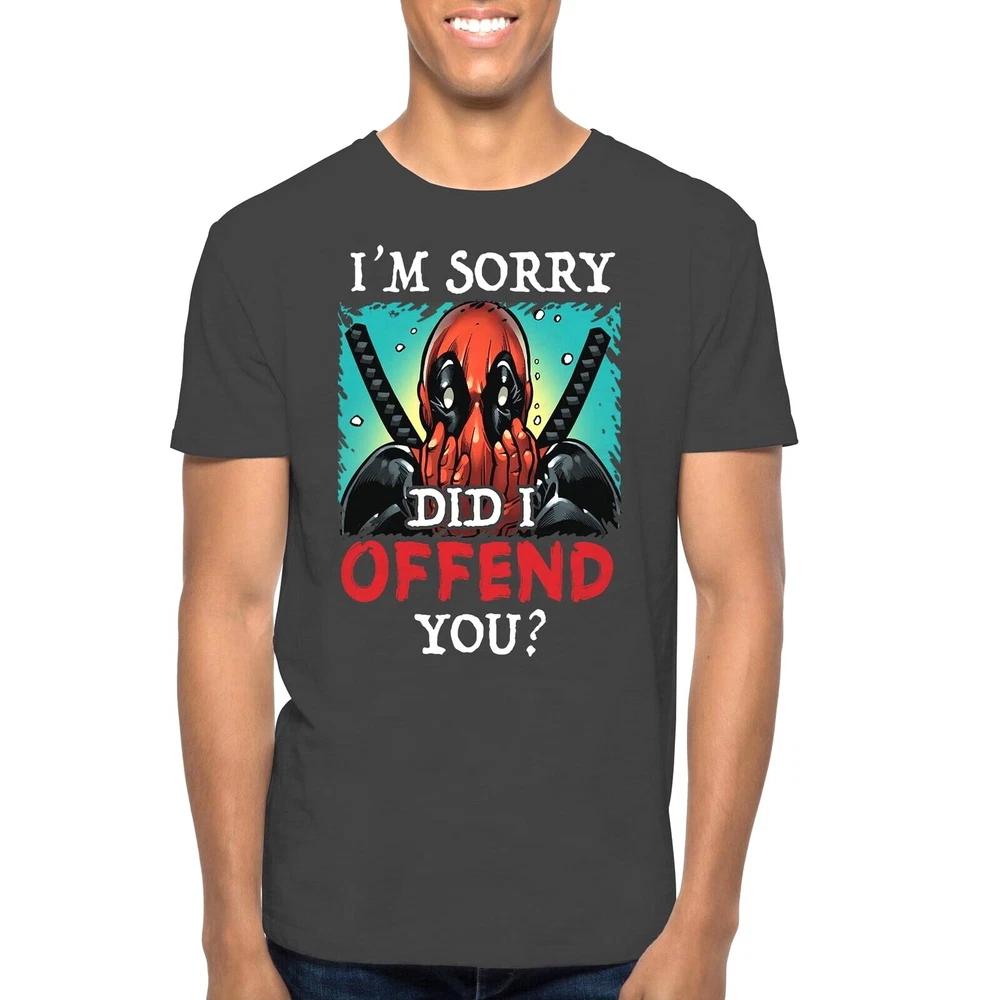 Comics Movie Deadpool Im Sorry did I Offend You Tee Shirt New