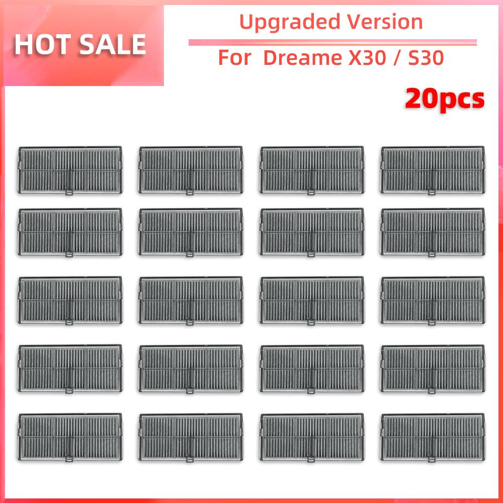 Compatible for Dreame X30 Ultra / X30 Pro Robot Vacuum Main Side Brush Hepa Filter Mop Pad Dust Bag Parts Accessories