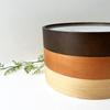 KATOMOKU настенные часы из фанеры коричневые настенные часы с непрерывной секундной стрелкой km-35MRC 252 мм (радиочасы)