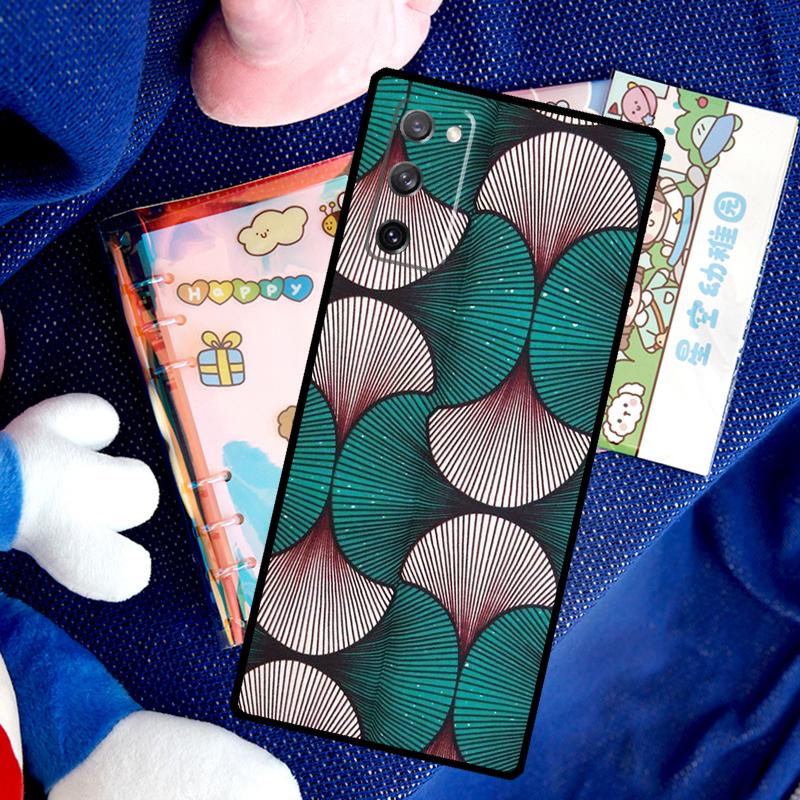 Кейс из африканской восковой ткани для Samsung Galaxy S26 Ultra S25 S24 S23 S22 S21 S10 Plus S20 FE S25 Ultra Чехол Funda