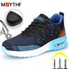Air Cushion Safety Shoes Men Women Work Sneakers Steel Toe Shoes New Work & Safety Boots Indestructible Work Shoes Footwear