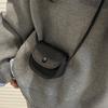 Осенняя новая мини-сумка-седло для девочек, женская новая 2026, корейская маленькая сумка на цепочке, сумка через плечо, сумка-мессенджер