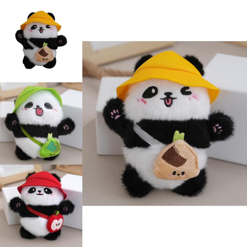 Очаровательный Милый Плюшевый Брелок-Кукла Панда Мягкая Мягкая Игрушка Подвеска для Рюкзака