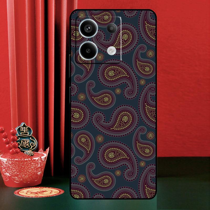 Floral Paisley Pattern For Xiaomi Redmi Note 14 13 12 9 10 11 Pro 9S 10S 11S 12S Redmi 13C 10C 12C 14C Phone Case