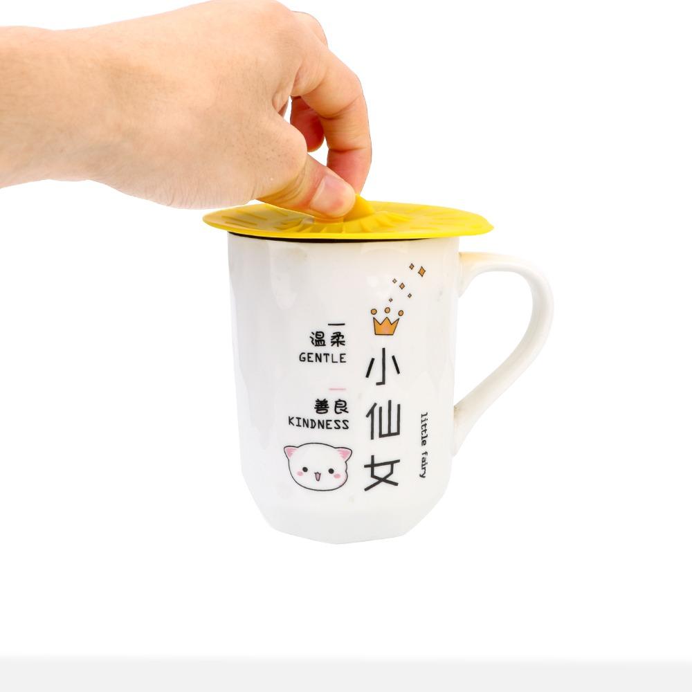 5Pcs Heat Resistant Suction Cover Spill-proof Pot Lid Household Microwave Bowl Cover Cup