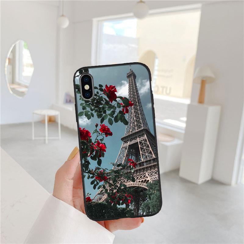 LO81 Paris Eiffel tower Soft Shell Phone Case for Redmi Note 10 11 12 Pro Max 10S 10C 10T 11A 11S 12S 12C