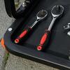 Workshop Stool Rolling Machine Stool With 360 degrees  Swivel Padded Seat Tool Tray Red