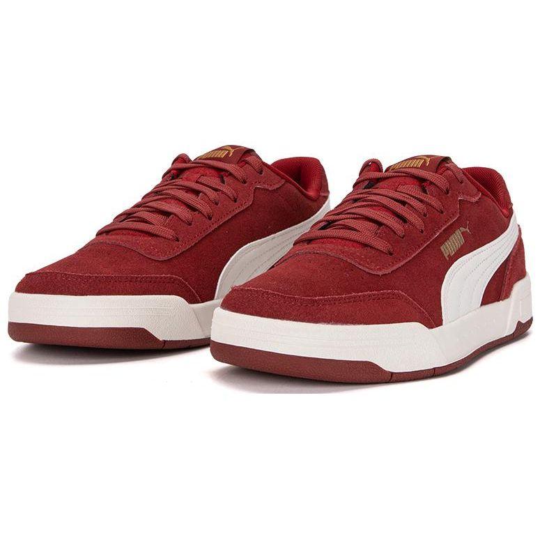 Puma Caracal Sd Low Top Sneakers Unisex Sneakers White Red 370304-25