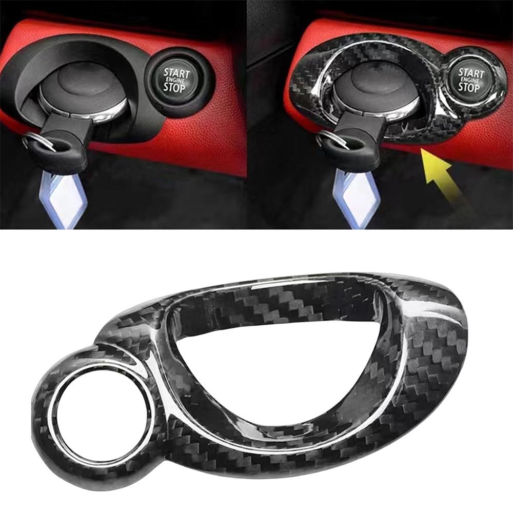 Накладка на панель кнопки старт-стоп из углеродного волокна для Mini Cooper R56 R57 R58 R59 R60