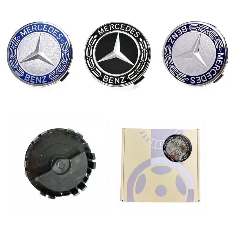 Wheel Center Hub Caps 75mm Floating Magnetic Levitation For Mercedes Benz AMG C E S Class GLE GLC GLS W204 W205 W212 WZWQIWAA