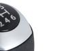 Hyundai i20 07-12 Gear Shift Knob, Black + Silver, 6-Speed