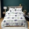 Cute Panda Duvet Cover Set 3D Print Kawaii Wild Black White Animal Comforter Cover for Adult Kid Boy Polyester Bedding Set King