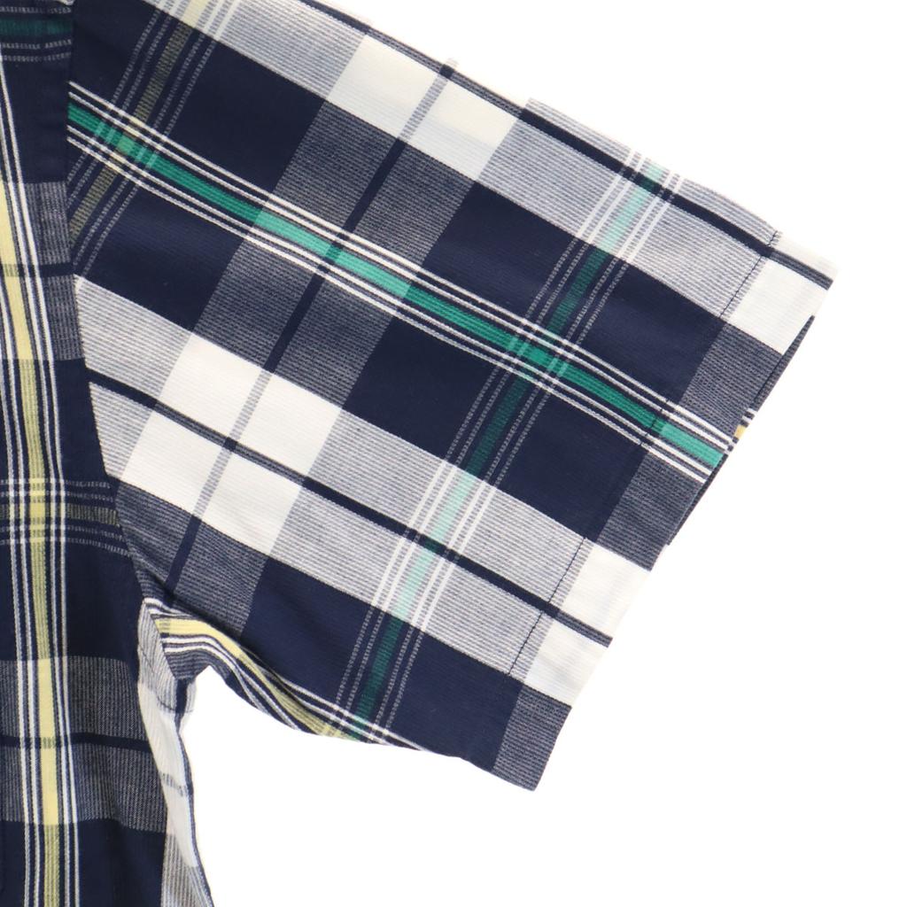 PENDLETON Рубашка с коротким рукавом на пуговицах в клетку S Темно-синий система Мужская Б/у