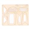Wooden Puzzle Swing Toy Funny Educational 3D DIY Wood Craft Kit for Boys Girls Adults Kids