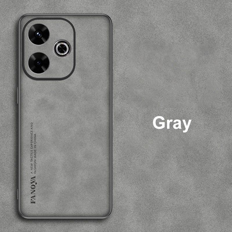 Для Poco M6 4G чехол роскошный PU кожаный чехол для телефона для Xiaomi Redmi 13 13C Redmi13 C 5G задняя крышка матовый силиконовый полная защита