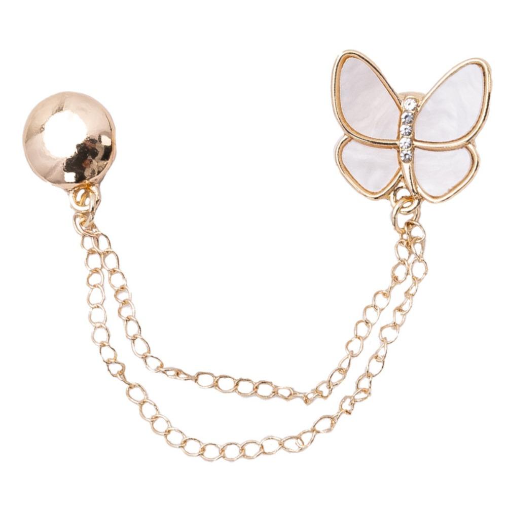 Seam Free Clothing Magnetic Clasp Shiny Cuff Fixing Magnet Pin  Shirt Sleeve