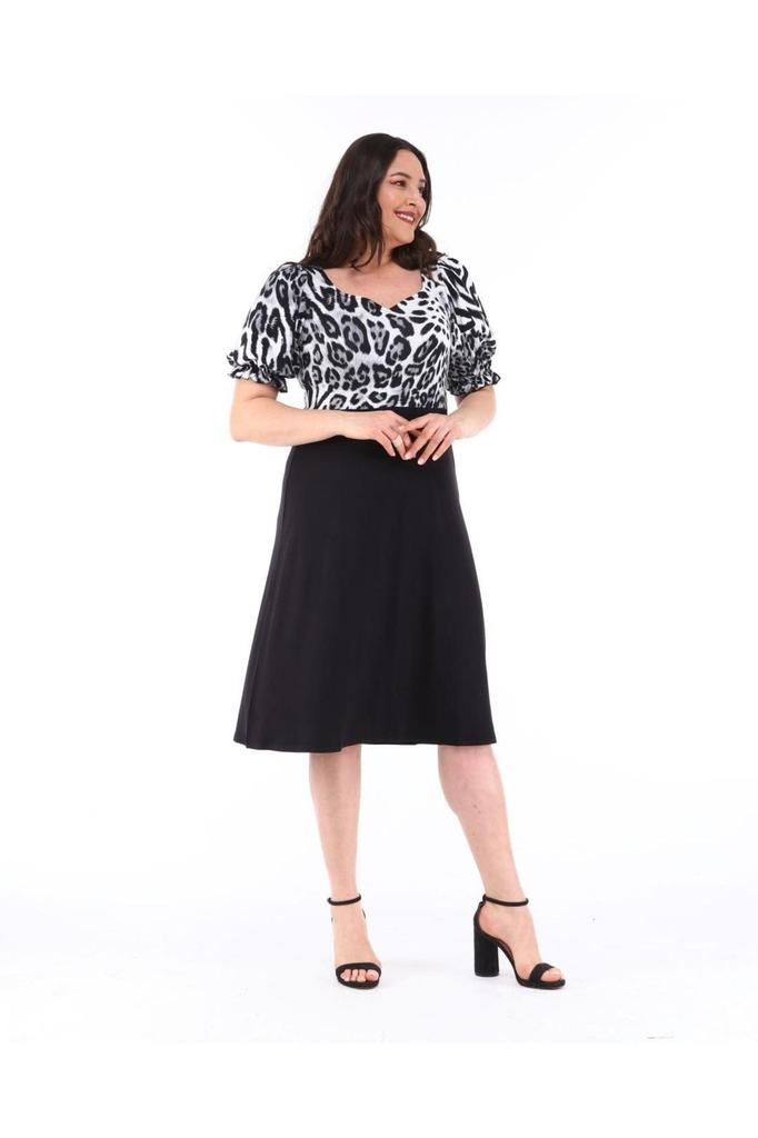 Женское платье большого размера, цельное платье больших размеров длиной до колена с U-образным вырезом, арбузное платье с короткими рукавами из чесаного хлопка