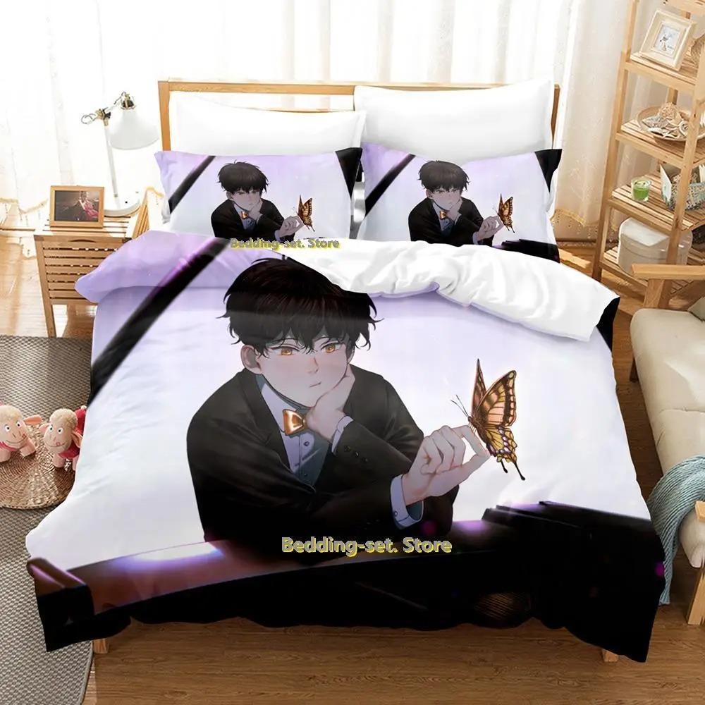 Новый комплект постельного белья Bj Alex, односпальная кровать, двуспальная кровать размера «king-size», комплект постельного белья для взрослых и детей, комплект простыней с 3D-принтом в стиле аниме